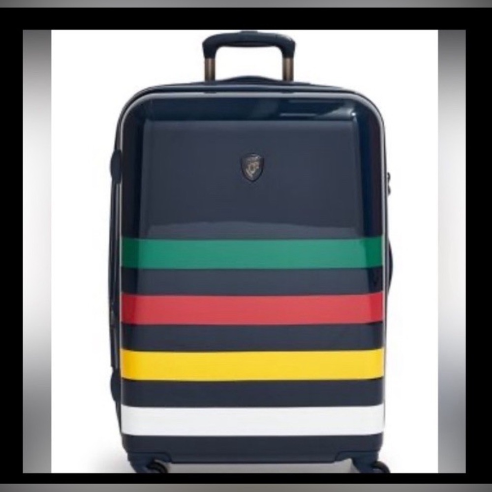 HBC STRIPES × HEYS CARRY ON LUGGAGE  - BRAND NEW!!!! ** Hudson's Bay Company